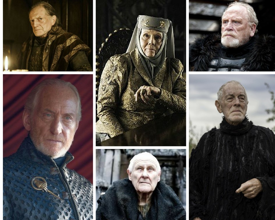 Elderly characters are of great importance in Game of Thrones
